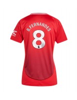 Manchester United Bruno Fernandes #8 Hjemmedrakt Dame 2024-25 Korte ermer